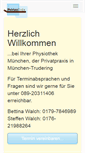 Mobile Screenshot of physiothek-muenchen.de